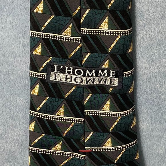 Bundle of 3 100% Silk Used Neckties. Made in the USA. - Picture 4 of 5